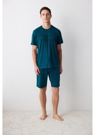 Resim Penti Love Şortlu Çok Renkli Pijama Takımı Çok Renkli 