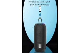 Resim Qpen A27 Rgb Işıklı Süper Baslı Bluetooth Kablosuz Hoparlör 