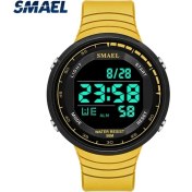 Resim Hanyang Sarı Erkek Saatler Dijital 50 M Su Geçirmez Smael Spor Kol Saatleri Kronometre Çalar Saat Erkek Otomatik Tarih 1925 Askeri Dijital Saat (Yurt Dışından) 