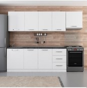 Resim Minar 270 Cm Mutfak Dolabı Beyaz 270-B4 Beyaz 