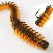 Resim 20 adet 8.0cm Biyonik Yumuşak Solucan Balıkçılık Yemleri - Yüksek Esneklik, Yüzen Tasarım ile Parıldayan Tuz Taneleri & Geliştirilmiş Kanca Tutuşu için Ters İplik 