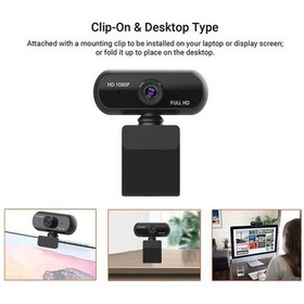 Resim Pazly 1080p Hd Usb Web Kamera - Gürültü Önleyici Mikrofonlu, Geniş Açı, Video Konferans İçin 