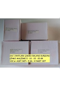 Resim Saç Jantlara Çakma Balans Kurşunu - Çinko Malzeme 5-10-15-20 Gr 