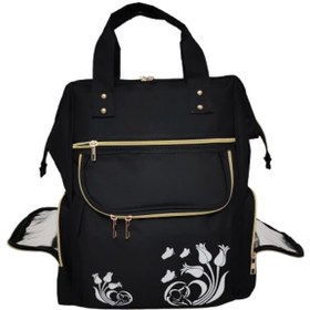 Resim U.S.F Bebek Bakım Çantası Organizatör Lüx Anne Bebek Bakım Çantası Siyah 