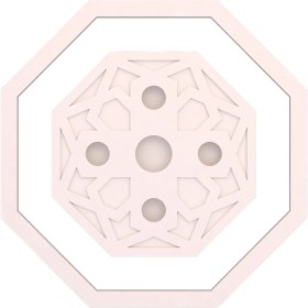 Resim Motifpiyer Tavan Spot Göbegi-Motifli-Sekizgen-48-86cm-Dıs Çitalı 