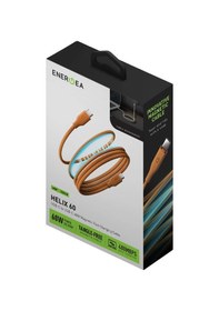 Resim Energea Helix 60 1.5m 60w Manyetik Type-c To Type-c Hızlı Şarj Kablo - Turuncu 