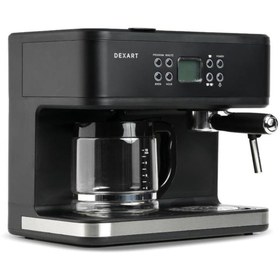 Resim Dexart DX-1341 Home Barista 3in1 Filtre Kahve & Espresso Makinesi 