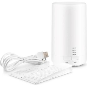Resim 7 Renk Gece Işığı USB Şarj Hava Ultrasonik Nemlendirici Aromaterapi Esansiyel Yağ Difüzörü Ev Araba Ofisi (Yurt Dışından) 