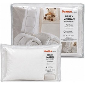 Resim Özdilek Ranforce %100 Pamuk Kumaş Bebek Yastık+yorgan Seti 