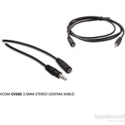 Resim Vcom Cv202 3.5Mm 3Mt Stereo Uzatma Kablo 