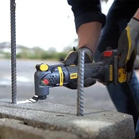 Resim Karokstore DX41B 18VOLT Kömürsüz Profesyonel Çok Amaçlı Devir Ayarlı Raspalama+14 Adet Aksesuar (Akü Dahil Değildir) 