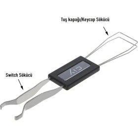 Resim TeknoKapsül Mekanik Klavye Switch ve Tuş Kapağı Sökme Aparatı 