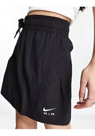 Resim Nike Air Yüksek Belli Dokuma Kadın Mini Eteği Si Yah 