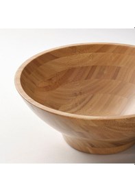 Resim Servis Kasesi, Bambu, 28 Cm Açık Gri 