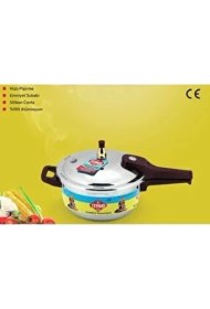 Resim TERMO Alüminyum Düdüklü Tencere 3 Lt Premium Tasarımlı Kullanışlı Mutfak Eşyası 