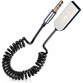 Resim Shaza USB Wireless Hi-Fi Stereo Ses Alıcısı Aux 3.5MM Jack Bluetooth 5.0 Araç Kiti Adaptörü 