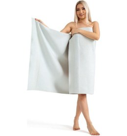 Resim Microcotton Truva Torson Banyo Havlusu 70x140 Yeşil 