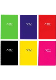 Resim Keskin Color Free Defter Spiralli Pp Kapak A4 200 Yaprak Düz 
