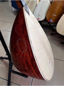 Resim Bircanmüzik Hareli Buminga Tekne Özel Yapım Kısa Sap Bağlama 