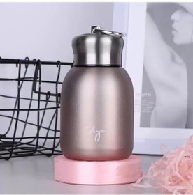 Resim Yaozixa Outdoor Aktivite İçin Hafif, Taşınabilir Paslanmaz Çelik Termos Bardak - Gül Altın Rengi, 300 Ml 