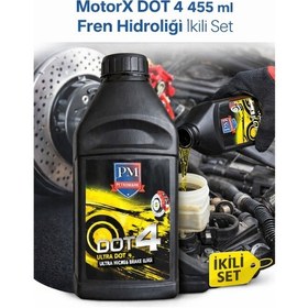 Resim Fren Hidrolik Yağı Dot 4 455 Ml İkili Set Üstün Isı Dayanımlı 