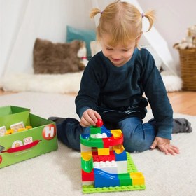 Resim Hubelino Marble Run Mini Blok Yapım Seti (45 Parça) 420169 