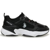 Resim U.s. Polo Assn. Maybe 5fpr Ortopedik Spor Ayakkabısı Yeni Sezon Ürünü Siyah Siyah 