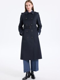 Resim Lauren Ralph Lauren Lacivert Kadın Standart Trençkot 297951259 