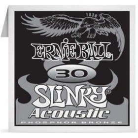 Resim Ernie Ball P01830 Akustik Gitar Teli Tek Tel .030 