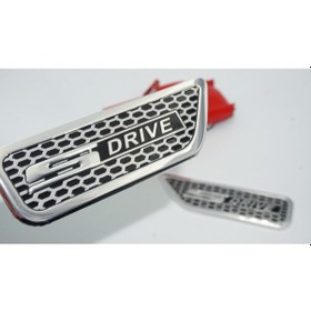 Resim Bmw S Drive Çamurluk Yanı 3M 3D Logo Amblem 2 Li Set 