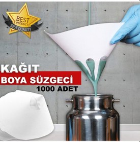 Resim Özel Kutulu 190 Mikron Kağıt Boya Süzgeci 1000 Adet 