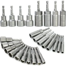 Resim Luuminaly Manyetik Somun Sürücü Seti Metrik 6MM-19MM Tornavida Uçları (Yurt Dışından) 