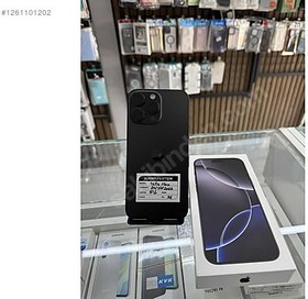 Resim Apple iPhone 16 Pro Max İkinci El TR | 512 GB | Siyah 