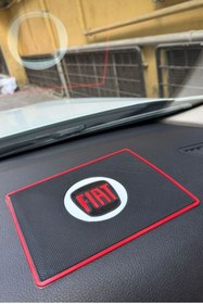 Resim C&A WORKS Fİat Torpido Üstü Kaydırmaz Ped Telefon Tutucu Siyah TR 