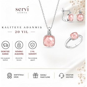 Resim Servi 925 Ayar Gümüş Pomelita Set-230 