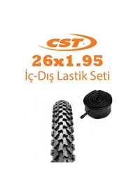 Resim Cst C1027 26x1.95 Dağ Bisikleti İç Dış Lastik Seti 