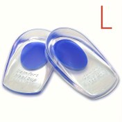 Resim 1 Çift Şeffaf Silikon Topuk Pedleri - Boy Artırma & Topuk Dekompresyonu için Ergonomik Kavisli Tasarım, Ayakkabılar için Rahat Yastıklı Tabanlıklar, Duruş Desteği & Ayak Bakımı, Ayakkabı Konfor Eklemleri, Dayanıklı Ayak Bakım Aracı 