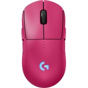 Resim Logitech Pro 2 Lıghtspeed Hero 2 32K Dpı Sensör 500+ IPS Pc/mac Için Kablosuz Oyun Mouse'u, Pembe 