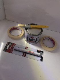 Resim Ahmet Otomotiv Inci Yanak Boyası Takımı Ve Carub Lastik Yazı Kalemi 