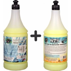 Resim Dtx Kimya Oto Kalorifer ve Petek Temizleme (Solventli) 1 Litre & Radyatör Temizleme 1 Litre 