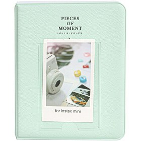 Resim Fujifilm Instax Mini Film Uyumlu 64'lü Yeşil PVC Albüm 