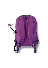 Resim Probag Melody Kuromi 3'lü Okul Çanta Sırt Çantası Beslenme Çantası Kalemlik Peluş Oyuncak Hediyeli Mor 