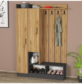 Resim Kalender Dekor Lityum-1-2 Lty06 Portmanto Vestiyer Ayakkabılık 