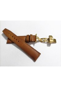 Resim Fado Her Saate Uygun Kelebek Toka 20 Mm Hakiki Deri 240 Sarı Toka Taba Taba 