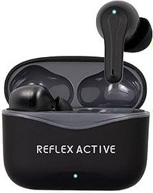Resim Reflex Active Aktif Gürültü Önleme ve Güvenli Alan şeffaflık özelliği ile BT5.2 ile PRO TWS inear kulaklık. kılıf üzerinde markalı logolu Siyah Kauçuk boya kaplama 
