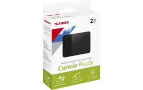 Resim Toshiba 2TB Canvio Ready 2.5" Gen1 USB 3.2 Harici Harddisk (HDTP320EK3AA) 