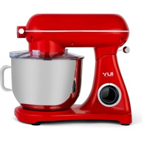 Resim Yui M122 1800 W 6 Litre Alüminyum Döküm Hamur Makinesi Stand Mikser+Kıyma Başlık Seti 