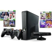 Resim Xbox Game Studios Xbox 360 Slim Kasa 500 GB 75 Oyunlu 2 Kollu Teşhir Japon Oyuncak Sarayı 