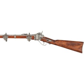 Resim Denix Sharps Askeri Koleksiyonluk Model Tüfek - USA 1859 