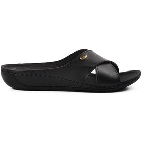 Resim Siyah Anatomik Kadın Günlük Terlik 16.032 Siyah 